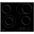 Samsung CTR164NC01 - Keramisk komfyrtopp - 4 plater - Nisje - bredde: 56 cm - dybde: 49 cm - med avskrådd ramme