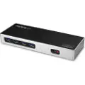 StarTech.com Dobbel 4k Mac Windows Usb-a Usb-c-dokk