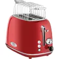 ProfiCook PC-TA 1193, 2 skiver, Rød, Rustfritt stål, Metall, Nivå, 815 W, 220 - 240 V