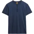 Superdry Slub Grandad Kortarmet T-skjorte
