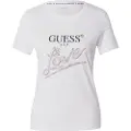 GUESS Cn Love Triangle Kortarmet T-skjorte