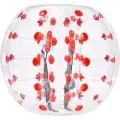 Vevor Oppblåsbar Bumper Ball 1-pakning, 4FT/1.2M Body Sumo Zorb-baller for tenåringer og voksne, 0.8mm tykke PVC menneskehamster-bobleballer for utendørs lagspill, Bumper Bopper-leker for hage, gårdsp