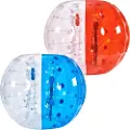 Vevor Oppblåsbare Bumper Balls 2-pakning, 5FT/1.5M Body Sumo Zorb-baller for tenåringer og voksne, 0.8mm tykke PVC menneskehamster-bobleballer for utendørs lagspill, Bumper Bopper-leker for hage, gård