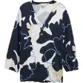 Tom Tailor V-neck Crincle 3/4 Erme Bluse