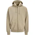 Jack & Jones Charge Faded Genser Med Hel Glidelås