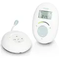 Alecto DECT babymonitor med full ECO-modus og display, hvit/blå