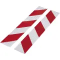 Toolcraft RTS60/400-RD 1564046 Advarselsstriber RTS Rød, Sølv (L x B) 40 cm x 60 mm 1 Set