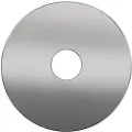 Toolcraft 888080, Flat skive, Galvanisert stål, Sink, Rund, 1,5 mm, 6,4 mm