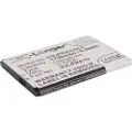 24hShop Batteri til trådløs telefon for Panasonic KX-PRX110, KX-PRX110GW, KX-PRX120 og andre.