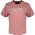 Superdry Venue Metallic Relaxed Kortarmet T-skjorte