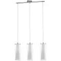 Eglo Pinto - Taklampe - 3 innganger - E27 - conical - krom, blank, hvit