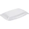 Plus Pack Låg t/plastbakke BISTRO 980ml 254x174x23 OPS dome - (karton á 300 stk.)