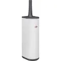 Wesco 315106-74, Toalettbørste og holder, Grå, Hvit, Stål, Plast, Rustfritt stål, Silikon, 135 mm