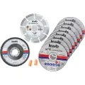 Kwb Cutting Disc Starter Set, Kutteskive, Flatt senter, Murstein, Marmor, Blad metall, Stål, Stein, Alle merker, 11,5 cm, Rustfritt stål