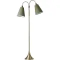 Nielsen GULVLAMPE FODGÆNGER EXCL. SKÆRME MESSING ANTIK
