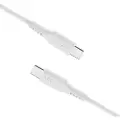 FIXED LIQUID Silicone - 60W - USB-C <-> USB-C - 2m - Hvit