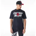 New Era Nba Cf Grphc Oversized Chicago Bulls Kortarmet T-skjorte