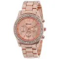 24hShop Armbåndsur Dame Roségull/Diamant