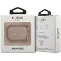GUESS GUAPSASMP AirPods Pro cover różowy/pink Saffiano Script Metal Collection