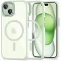 TechProtection iPhone 15 Tech-Protect Magmat Deksel - MagSafe-kompatibel - Grønn / Klar