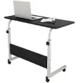 24hShop Justerbart Laptopbord med hjul
