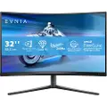Philips Evnia 5000 32M2C5500W - LED-skjerm - gaming - kurvet - 32 (31.5 synlig) - 2560 x 1440 QHD @ 240 Hz - VA - 500 cd/m² - 4000:1 - DisplayHDR 400 - 0.5 ms - 2xHDMI, 2xDisplayPort - mørk skifer