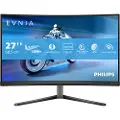 Philips Evnia 5000 27M2C5200W - LED-skjerm - gaming - kurvet - 27 - 1920 x 1080 Full HD (1080p) @ 280 Hz - Fast VA - 300 cd/m² - 4000:1 - HDR10 - 0.3 ms - 2xHDMI, DisplayPort - mørk skifer