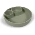 Filibabba Silicone divided plate - Green