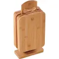 Kesper bambus skjærebrett 29,5x15cm 6 stk. med stativ