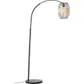 TRIO Slope 93149/76 Standerlampe E27 Sort, Natur