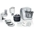 Bosch MUM5 CreationLine MUM58W20 - Kjøkkenmaskin - 1000 W - hvit/sølv