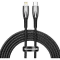 Baseus USB-C cable for Lightning Glimmer Series 20W 2m (Black)