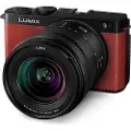 Panasonic Lumix S9 + 20-60mm F3.5-5.6 Lens, 24,2 MP, 12000 x 8000 piksler, CMOS, 6K Ultra HD, Berøringsskjerm, Rød