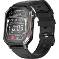 24hShop Riversong Smartwatch Motive 8S med 1,83" TFT-skjerm og IP68 - Grå