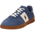 Ralph Lauren for man. 809965070001 Heritage Aera navy leather trainers (46), Flat, Laces, Casual