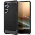 Spigen Samsung Galaxy S25 Rugged Armor Mag TPU-deksel - Svart