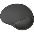 Trust Bigfoot Gel Mouse Pad - Musematte med håndleddsstøtte - svart