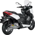 Akrapovic Line Steel&carbon X-max 250/x-city 250 Ref:s-y2so7-hrss Ikke-homologert Slip-on Lyddemper