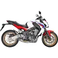 Akrapovic Racing Line Steel&titanium Cb 650f 14/cbr 650f 14 Ref:s-h6r12-haft Homologert Komplett Linjesystem
