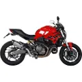MIVV Suono Ducati Monster 821 2014-17 D.030.l7 Homologert Slip On Lyddemper