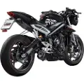 MIVV Delta Race Triumph Street Triple R/s/rs 2017-23 T.019.ldrb Homologert Slip On Lyddemper