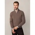 Hackett Lambswool Genser Med Halv Glidelås