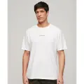 Superdry Micro Logo Graphic Loose Kortarmet T-skjorte