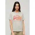 Superdry Tonal Vl Graphic Relaxed Kortarmet T-skjorte