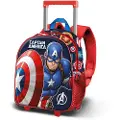 KARACTERMANIA Marvel Captain America Patriot 3d Ryggsekk Med Hjul