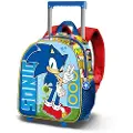 KARACTERMANIA Sonic The Hedgehog Sega Unstoppable 3d Ryggsekk Med Hjul