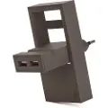 Usbepower ROCK Dobbel USB-lader – 2 i 1 lommelader for optimal mobilitet – Taupe
