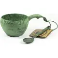 Kupilka Classic drinking vessel + spoon, grønn