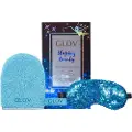 Rigorgeous Sleeping Beauty Set Glov: Sleeping Beauty, Sleep Mask, Blue + Sleeping Beauty, Makeup Remover Glove, Bouncy Blue For Women