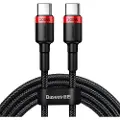 Baseus Cafule PD USB-C - USB-C 100W 5A 2 m Rød/Sort